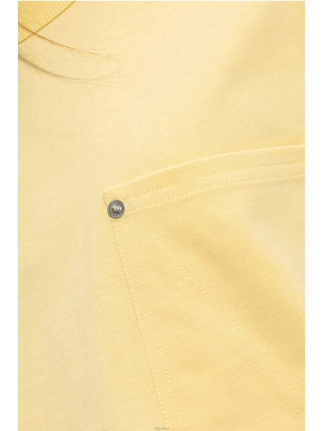 Short Sleeve T-Shirt 777597VKLZ0 7361 Yellow - BOTTEGA VENETA - BALAAN 6