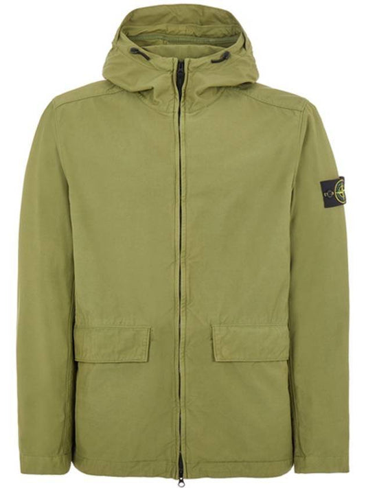 Batavia Waffen Patch Hooded Jacket Green - STONE ISLAND - BALAAN.