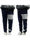 Men's Classic Loopback Engineered 4 Bar Classic Sweatpants Navy - THOM BROWNE - BALAAN 2