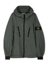 Skin Touch Nylon TC Hooded Jacket Musk Green - STONE ISLAND - BALAAN 2