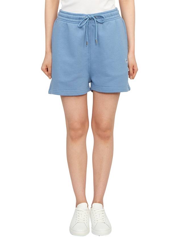 Baby Fox Patch Regular Shorts Blue - MAISON KITSUNE - BALAAN 2