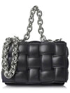 Cassette Lambskin Shoulder Bag Black - BOTTEGA VENETA - BALAAN 2