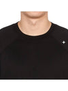 Stellina Cotton Short Sleeve T-Shirt Black - STONE ISLAND - BALAAN 6