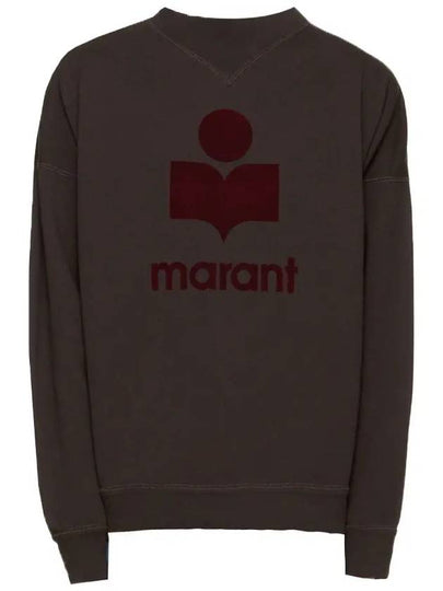 Melvis Big Logo Sweatshirt Faded Black - ISABEL MARANT - BALAAN 2