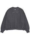 Runway Mugung Vintage Sweatshirt Charcoal - ULKIN - BALAAN 3