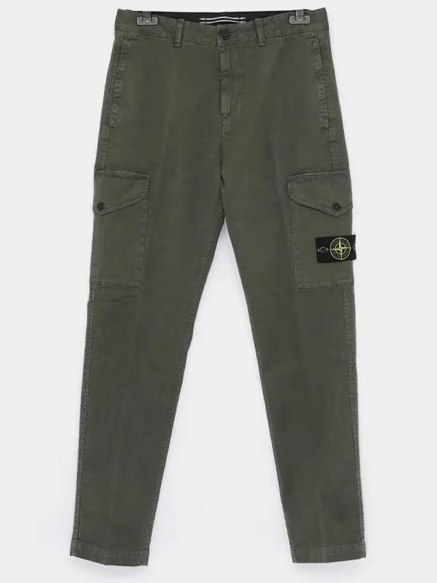 Wappen Logo Classic Cargo Straight Pants Green - STONE ISLAND - BALAAN 3