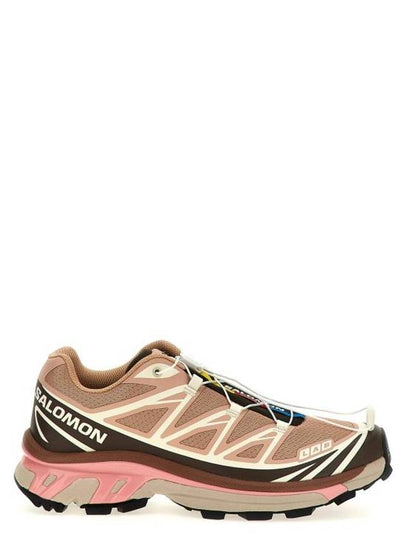 XT-6 Lace-Up Low-Top Sneakers Mahogany Rose - SALOMON - BALAAN 2