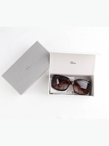 David Lady Square Black Red Sunglasses 1O5HA 57D16 - DIOR - BALAAN 1