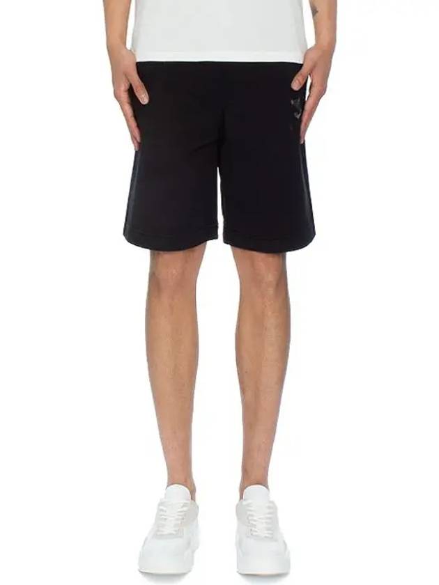 Bold Fox Head Patch Oversized Jog Shorts Black - MAISON KITSUNE - BALAAN 3