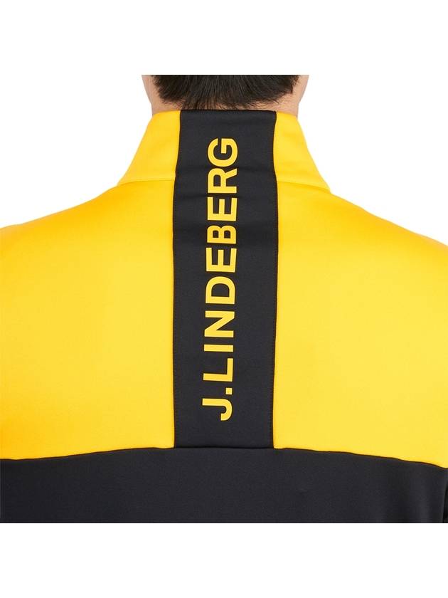 Banks mid layer zip-up jacket yellow black - J.LINDEBERG - BALAAN 10