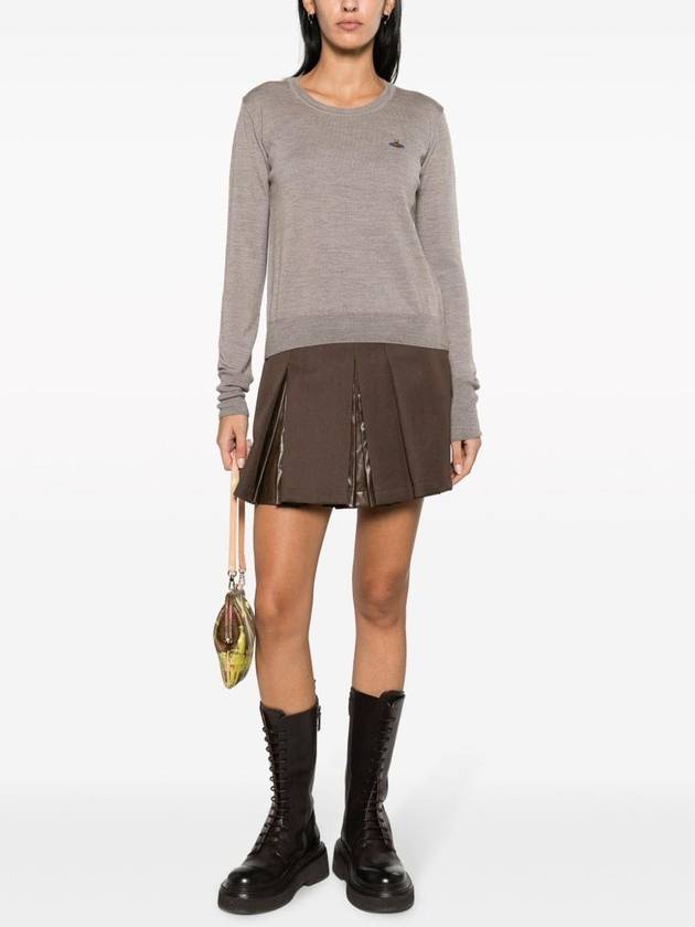 Bea Jumper Knit Top Grey - VIVIENNE WESTWOOD - BALAAN 2