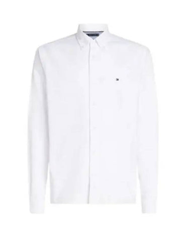 Tommy Hilfiger OXFORD DOBBY SF SHIRT MW35794L YCF - TOMMY HILFIGER - BALAAN 1