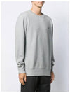 Men's Embroidered Logo Sweatshirt Grey - CP COMPANY - BALAAN 5