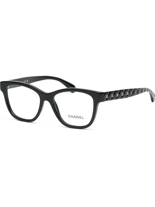 Eyewear Square Logo Eyeglasses Black - CHANEL - BALAAN 8