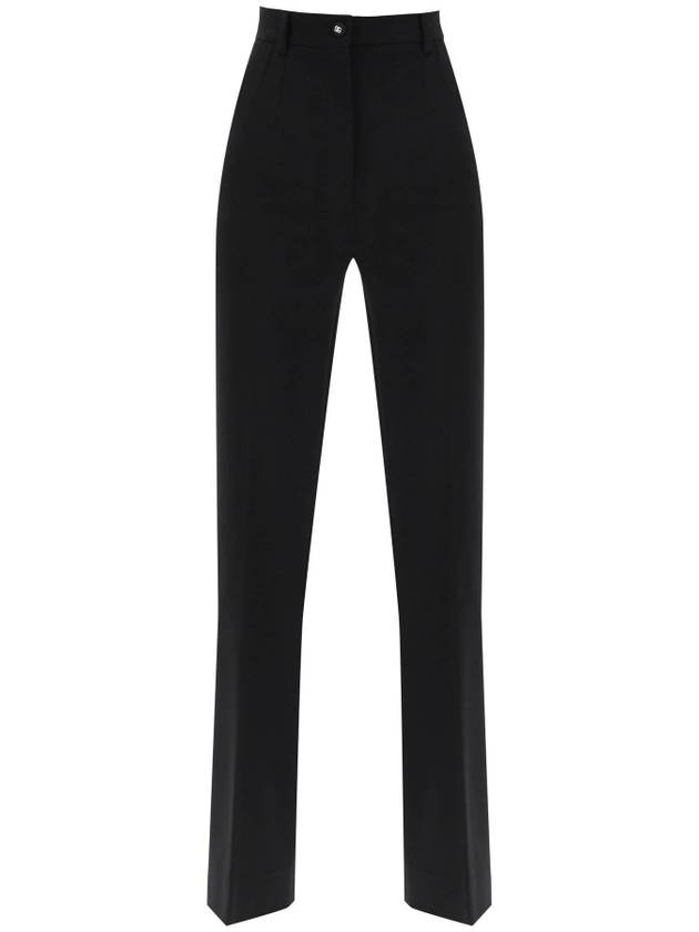 Milano Stitch Flare Pants Black - DOLCE&GABBANA - BALAAN 1