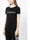 Archetype Slim Fit Cotton Short Sleeve T-Shirt Black - GIVENCHY - BALAAN 5