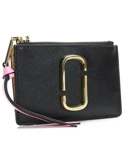 Snapshot Top Zipper Card Wallet Black - MARC JACOBS - BALAAN 2