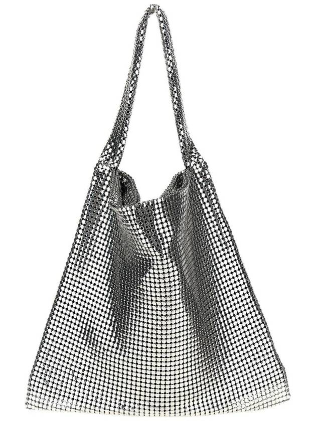 Paco Rabanne 'Silver Pixel Metallic' Shopping Bag - PACO RABANNE - BALAAN 1