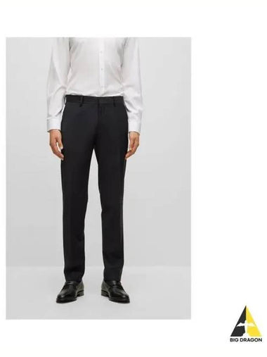 Virgin wool suit pants slim fit 50482735 001 - BOSS - BALAAN 1