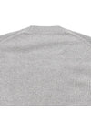 Women's Tiger Academy Wool Knit Top Pale Grey - KENZO - BALAAN 8