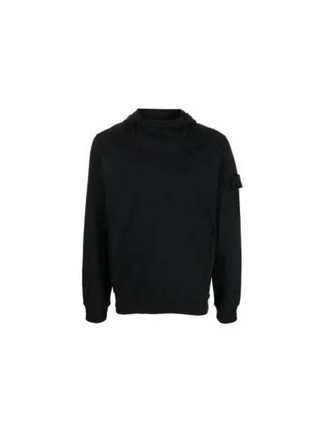 Ghost Piece Hoodie Black - STONE ISLAND - BALAAN 2