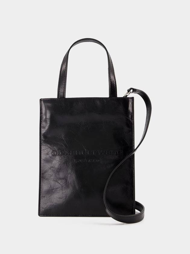 Pinch Small Shopping Bag - Alexander Wang - Leather - Black - ALEXANDER WANG - BALAAN 1