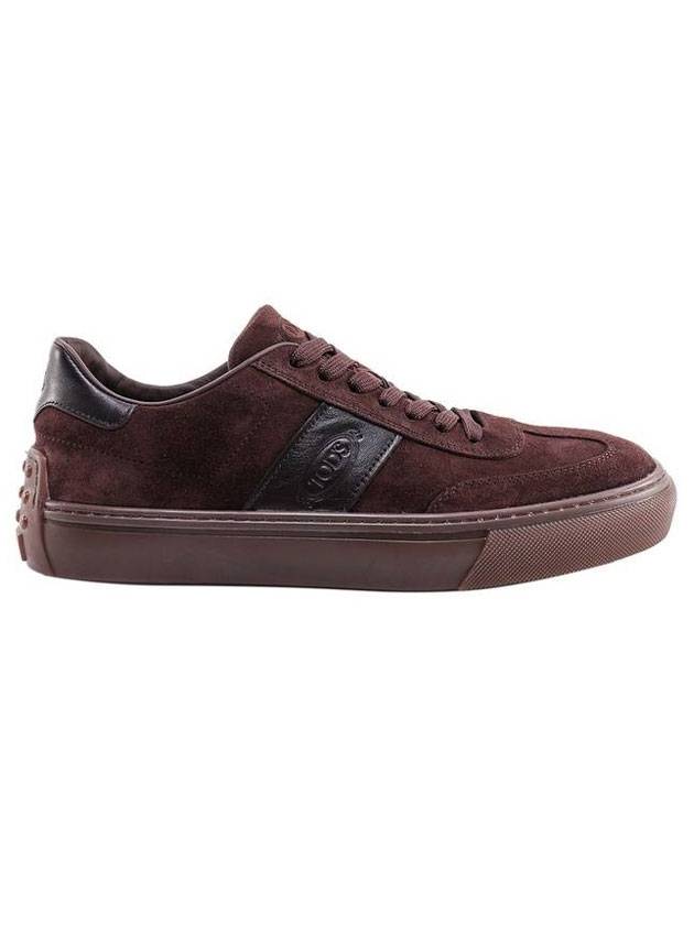 Suede Low Top Sneakers Brown - TOD'S - BALAAN 1