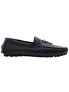 CD Diamond Grained Calfskin Loafers Black - DIOR - BALAAN 3