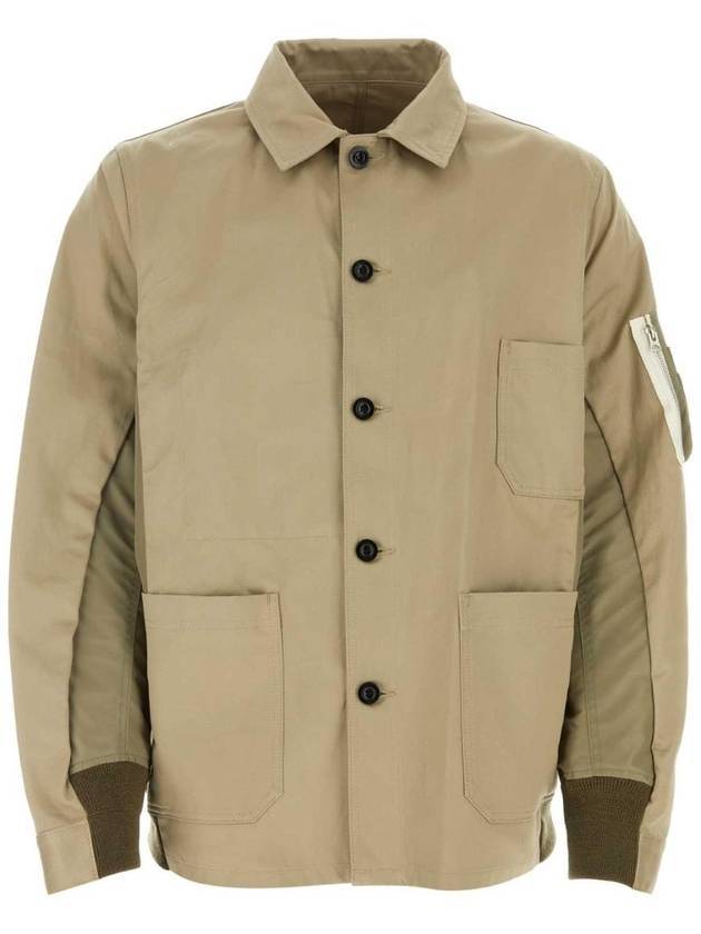 Cotton Jacket Beige - SACAI - BALAAN 1