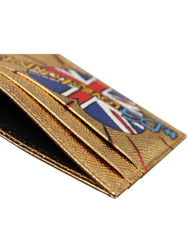 DG Love London Card Wallet Gold - DOLCE&GABBANA - BALAAN 7