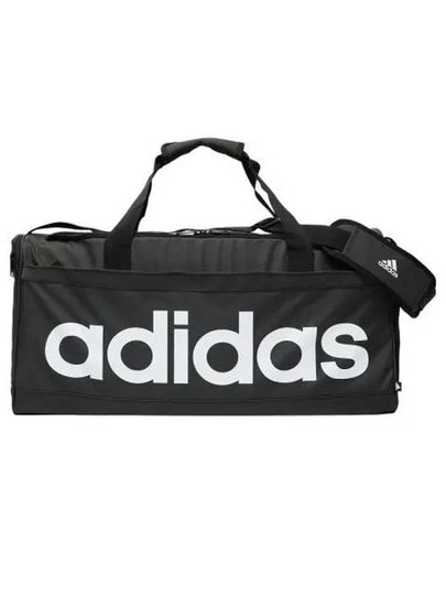 Essentials Logo Medium Duffel Bag Black - ADIDAS - BALAAN 2