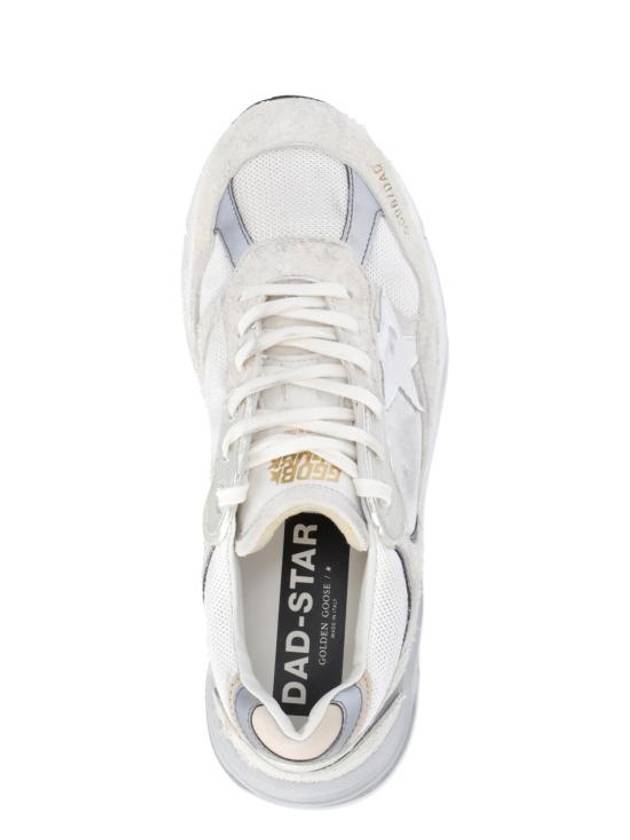 Mesh and Suede Leather Dad-Star Sneakers White Beige - GOLDEN GOOSE - BALAAN 9