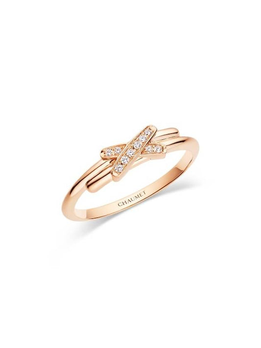 Jude Liang Ring Rose Gold Diamond 082218 - CHAUMET - BALAAN 2