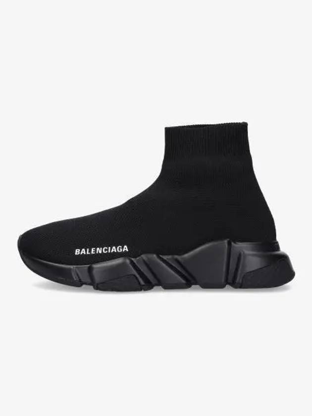 Speed ​​Recycle Knit High Top Sneakers Black - BALENCIAGA - BALAAN 2