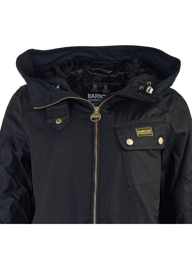 Monaco Wax Jacket Black - BARBOUR - BALAAN 5