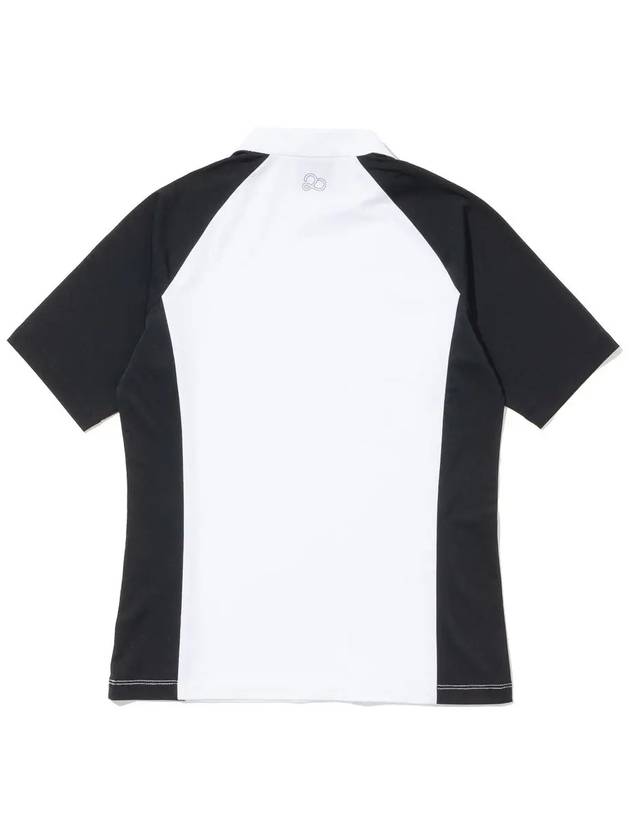 Diagonal placket short sleeve base layer WHITE - 20THHOLE - BALAAN 2