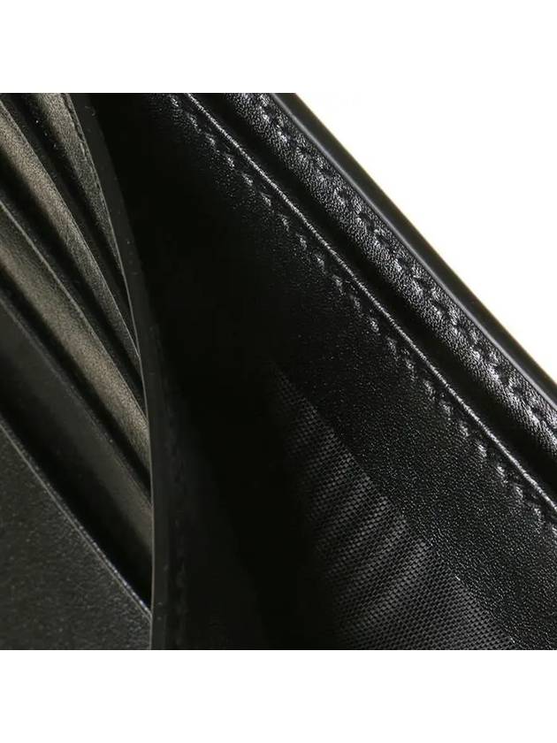 East/West Wallet In Smooth Leather Black - SAINT LAURENT - BALAAN 11