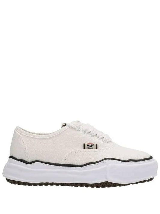 23FW Baker OG Sole Canvas Low Top Sneakers A02FW704 WHITE - MIHARA YASUHIRO - BALAAN 1