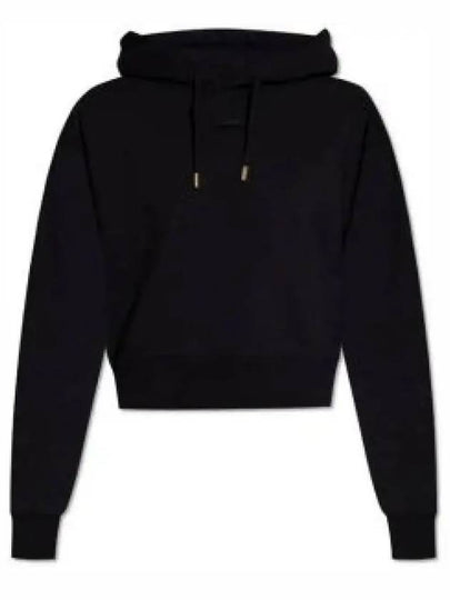 Le Sweatshirt Gros Grain Cotton Hoodie Black - JACQUEMUS - BALAAN 2