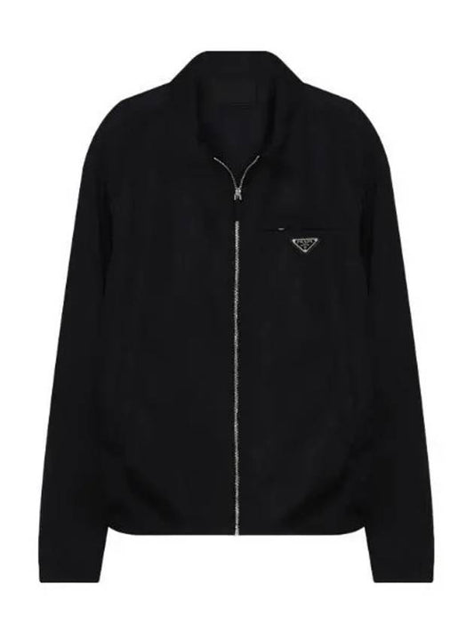 Jacket Re nylon triangle logo blouson - PRADA - BALAAN 1