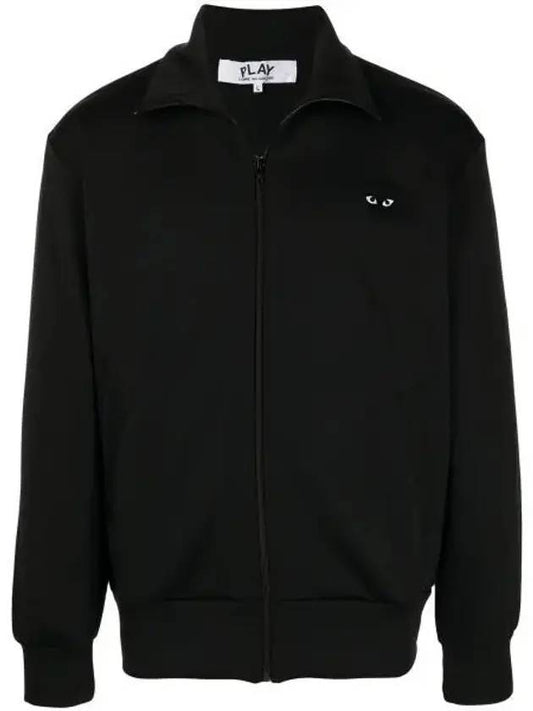 Play Heart Logo Zip-Up Jacket Black - COMME DES GARCONS - BALAAN 1