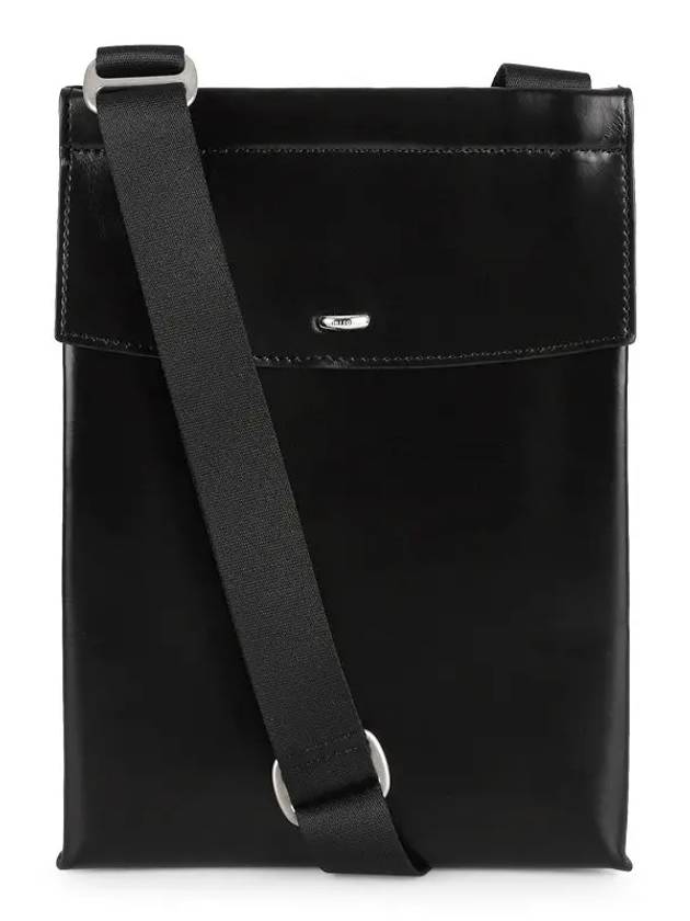 Extended Leather Pocket Cross Bag Black - OUR LEGACY - BALAAN 3