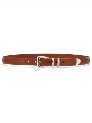 Metal buckle leather belt 270690 - BRUNELLO CUCINELLI - BALAAN 1