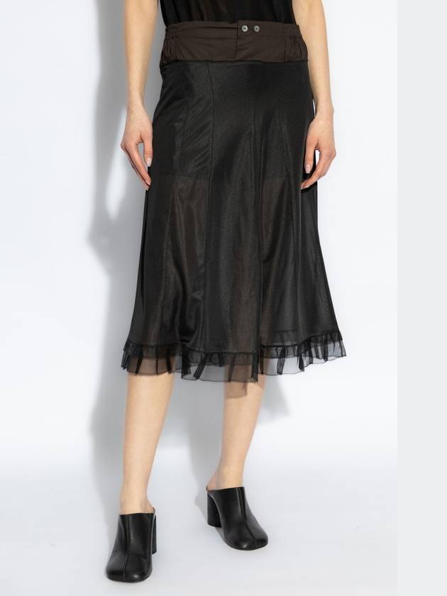 Maison Margiela Skirt With Shorts, Women's, Black - MAISON MARGIELA - BALAAN 3