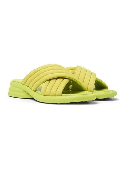 Spiro Cross Strap Slippers Green - CAMPER - BALAAN 2