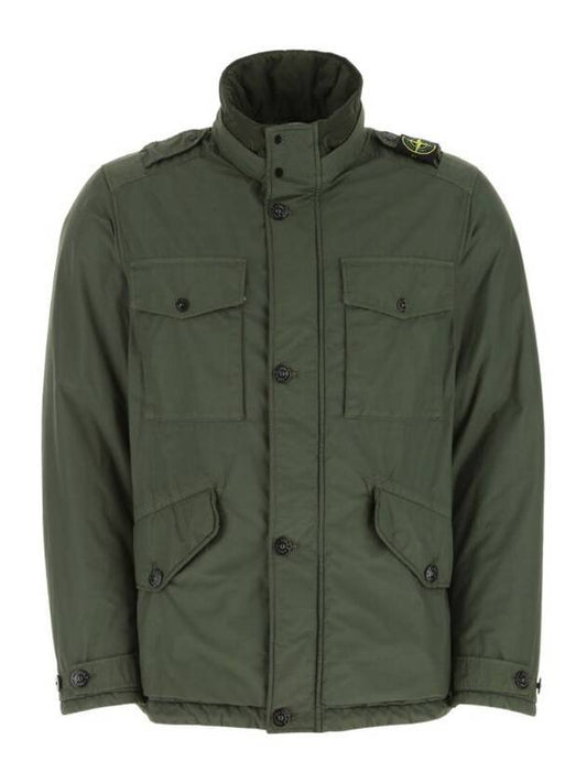 Waffen Patch Naslan Light Watteau Parka Dark Green - STONE ISLAND - BALAAN 1