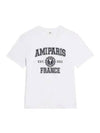 Varsity Logo Short Sleeve T-Shirt White - AMI - BALAAN 2