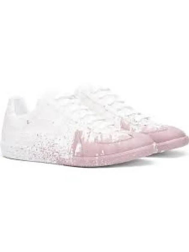 Replica Painting Low Top Sneakers White Pink - MAISON MARGIELA - BALAAN 2