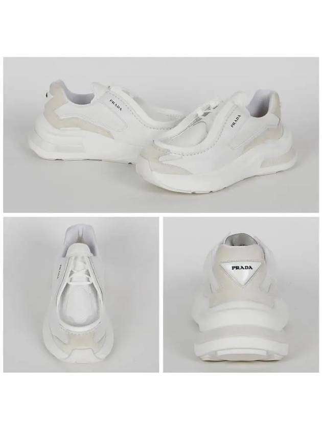 System Panel Low-Top Sneakers White - PRADA - BALAAN 3