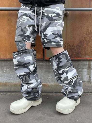 Wide Multi-Pocket Pants Snow Camo - CLACO - BALAAN 1